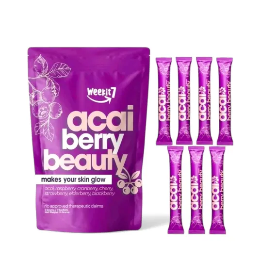 Weekit7 Acai Berry Beauty – 7 Sachets (35g) - Image 1