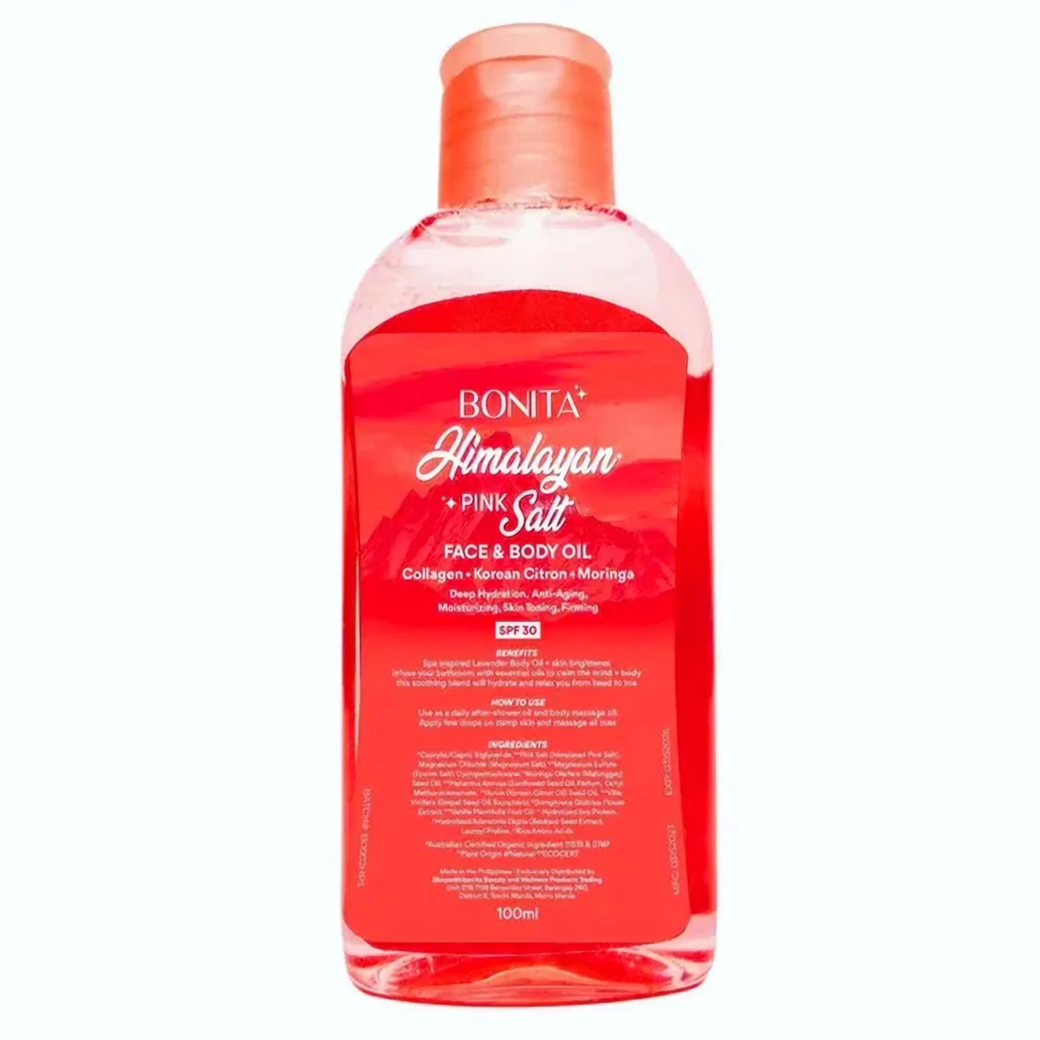 Bonita Himalayan Pink Salt Face & Body Oil Bonita Himalayan Pink Salt Face & Body Oil